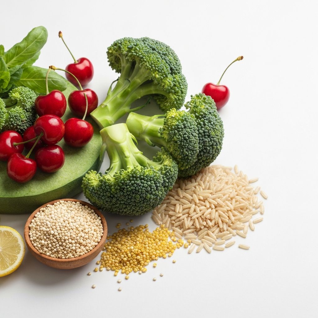 Ilustrasi nutrisi dan bahan alami